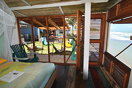 surf camp beach rooms in Cabarete